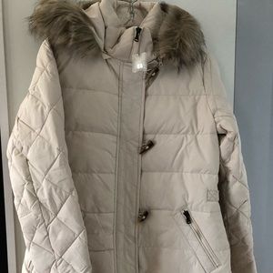Lauren Toggle Puffer Down Coat